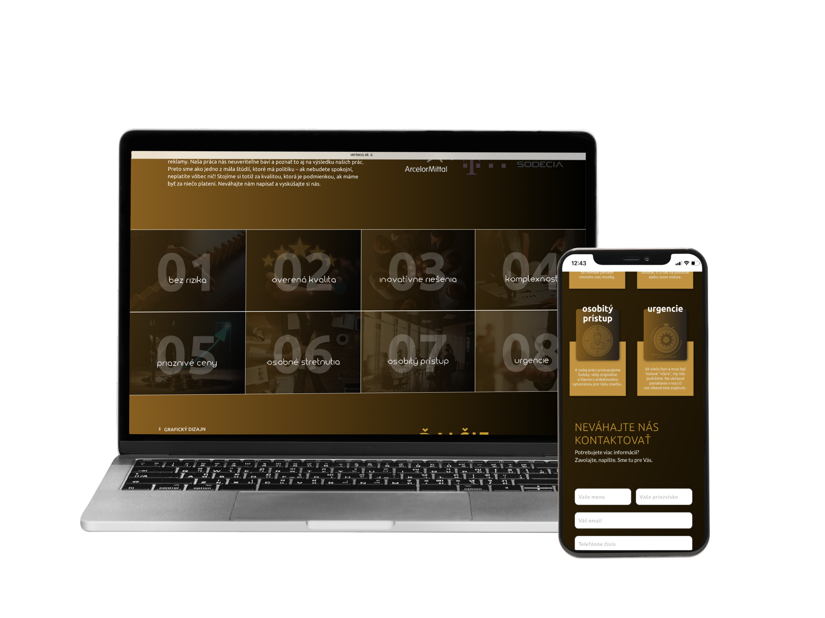Erstellung einer Website - - Verteco