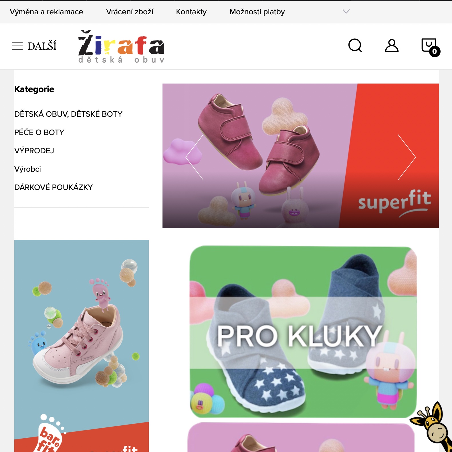 detskaobuvzirafa.cz